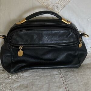 Black leather Stone Mountain Bag MISSING STRAP